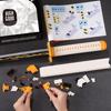 956PCS Zenitsu Sword Building Blocks Model Set 38.8in Anime Cosplay Sword Samurai Sword Building Kit for Adults and Kids Gifts