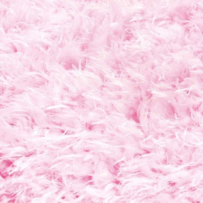Super Soft Faux Fur Rug Pink 120x170