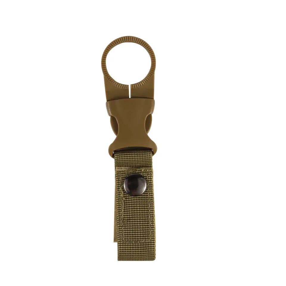 Molle Buckle Water Bottle Carabiner Clip Webbing Strap Attachment Belt Backpack Hanging Keychain for Camping Hiking