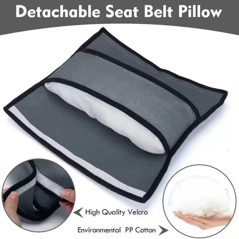 Car Child Safety Shoulder Guard Belt Adjustment Retainer Anti-Strangle Neck Belt Baby Pillow Safety Belt Seat Sleep Positioner