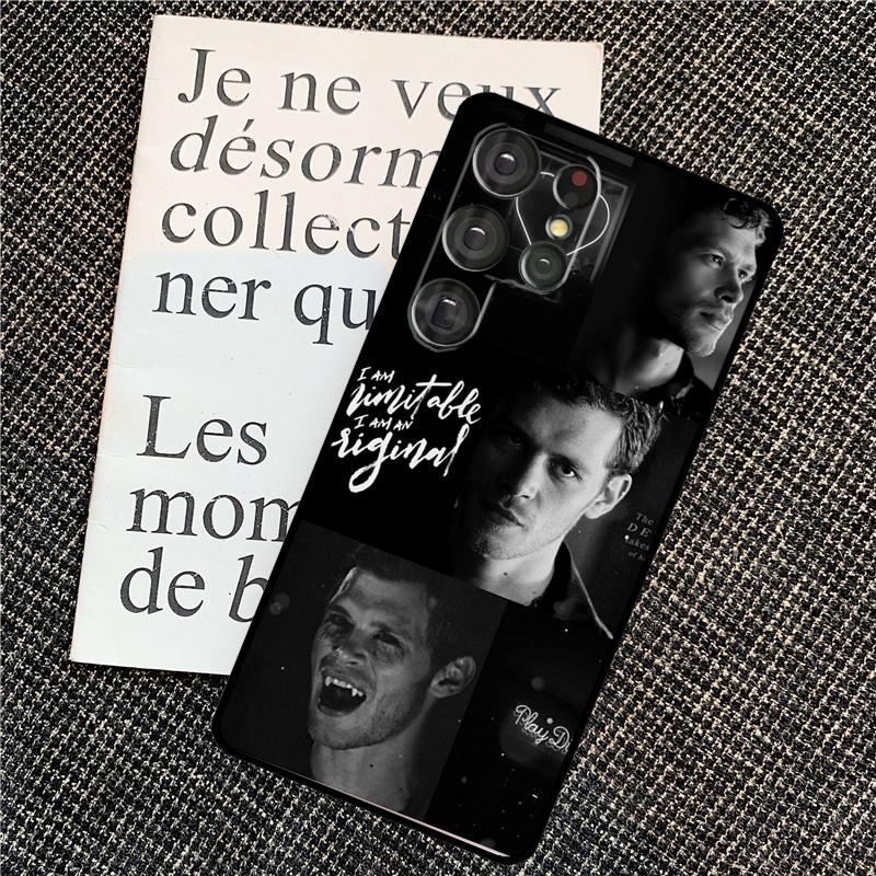 Klaus Mikaelson Vampire Diaries Case For Samsung Galaxy S24 S23 S22 Ultra S8 S9 S10 Plus Note 10 20 Ultra S20 S21 FE Cover