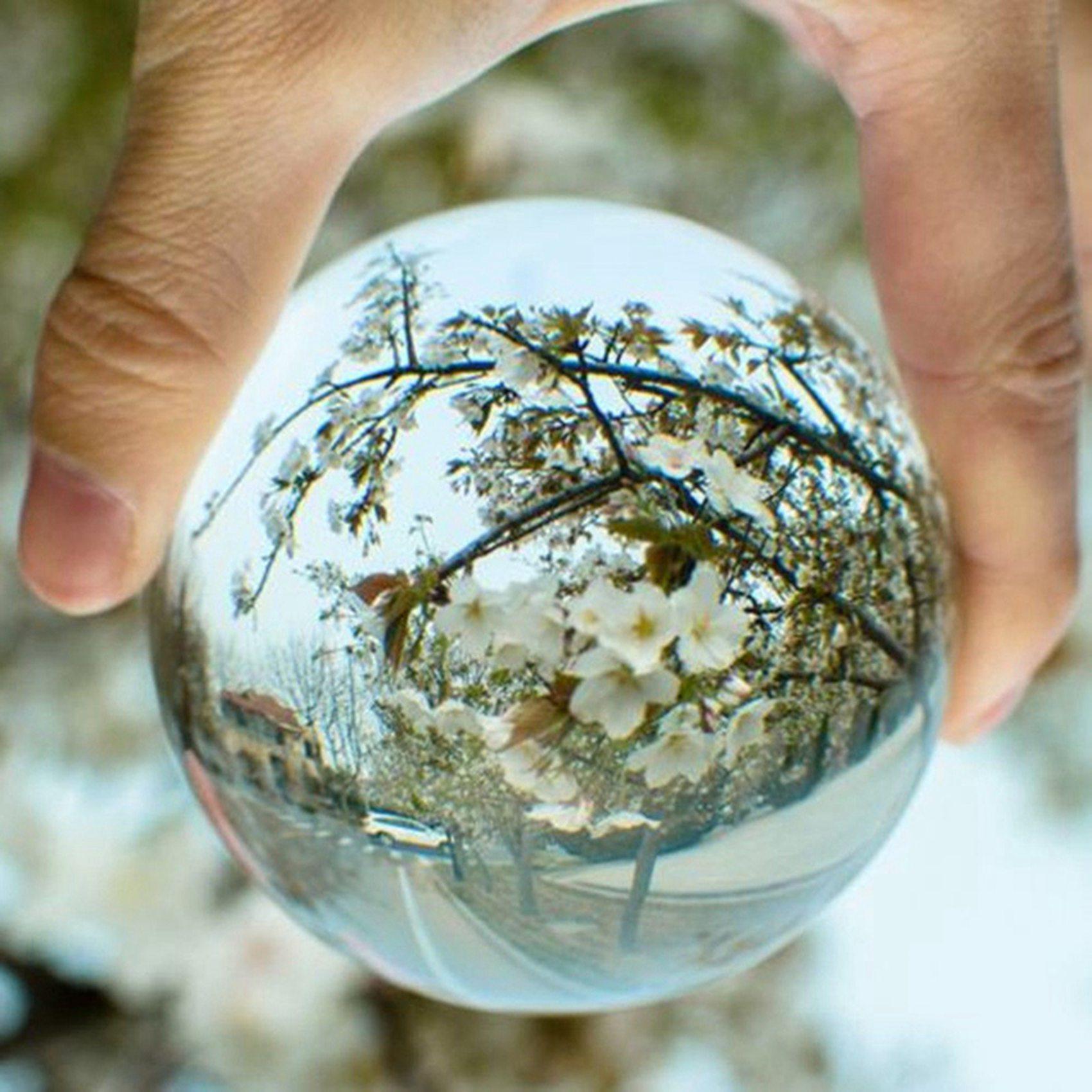 

BHBL 3X Transparent Color Glass Crystal Ball Healing Sphere Photography Props Ball Decor 30mm China Mainland
