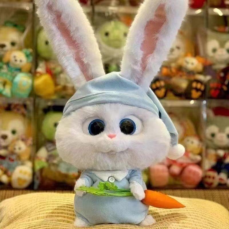 Rabbit Boss Plush Toy Doll Cute Wearing Pajamas Rabbit Bag Radish Doll Pet Big Secret Rabbit Gift