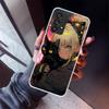 Anime Girls Cute Black Cat Phone Case For Samsung Galaxy A17 A57 A37 A16 A26 A36 A56 A15 A25 A35 A55 A14 A13 A54 A53 A34 A24 A33