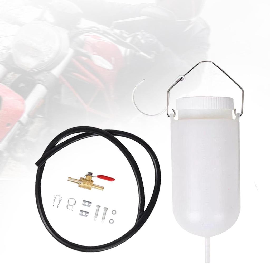 Auxiliary Fuel Tank 1L with Fuel Hose Versatile Fuel Storage for Motorcycles