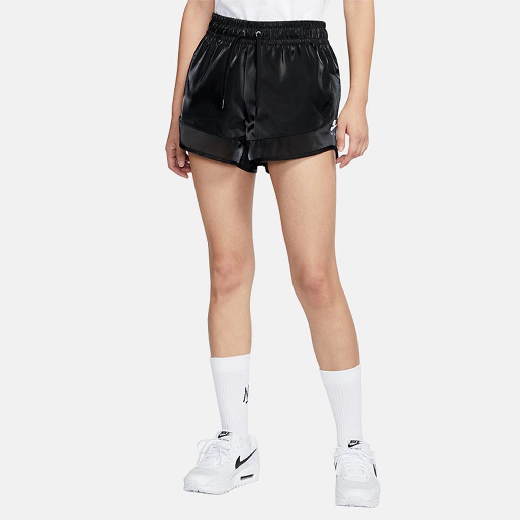 Nike Silk Smooth Semi-Transparent Sports Training Running Casual Shorts Women shorts Black CU5521-010