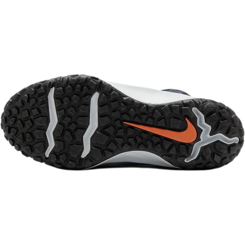 Nike Terrascout Slip Resistant Abrasion Resistant Mid top Children's Basketball Shoes Blue Gray Teenagers Sneakers FV4173-400