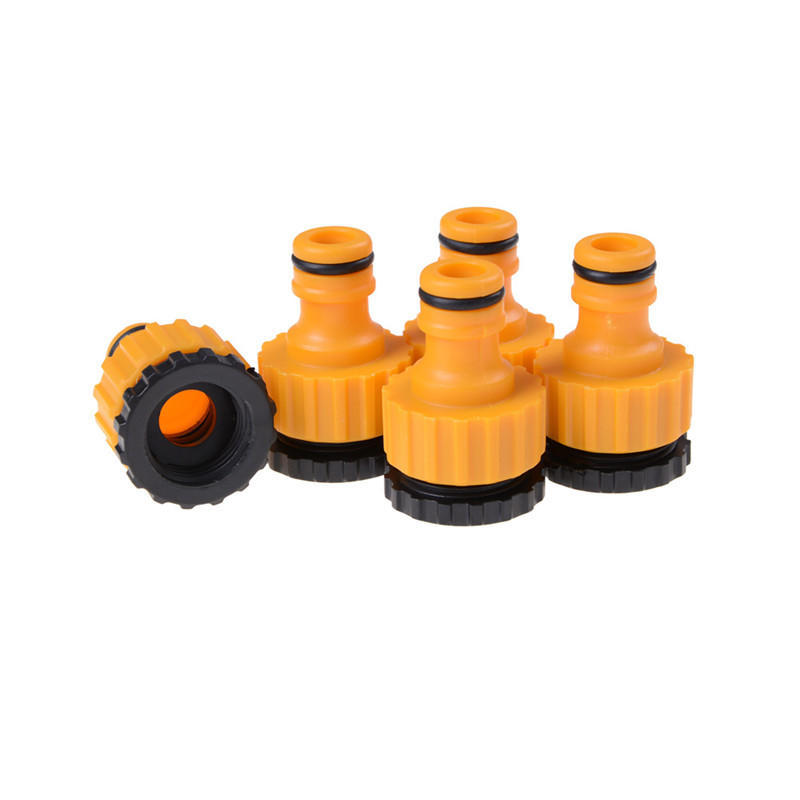 

5X ABS Садовый шланг Водопроводная труба Разъем Труба Фитинг Кран Адаптер 1/2 & 3/4