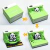 1Pc 2026 Family Panda Desk Calendar 3D Tear-away Calendar Paper Carving Art Memo Pad Notepad Christmas Gift