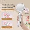 Acrylic Double Dechlorination Antibacterial Shower Head with Purifying Supercharging Filter