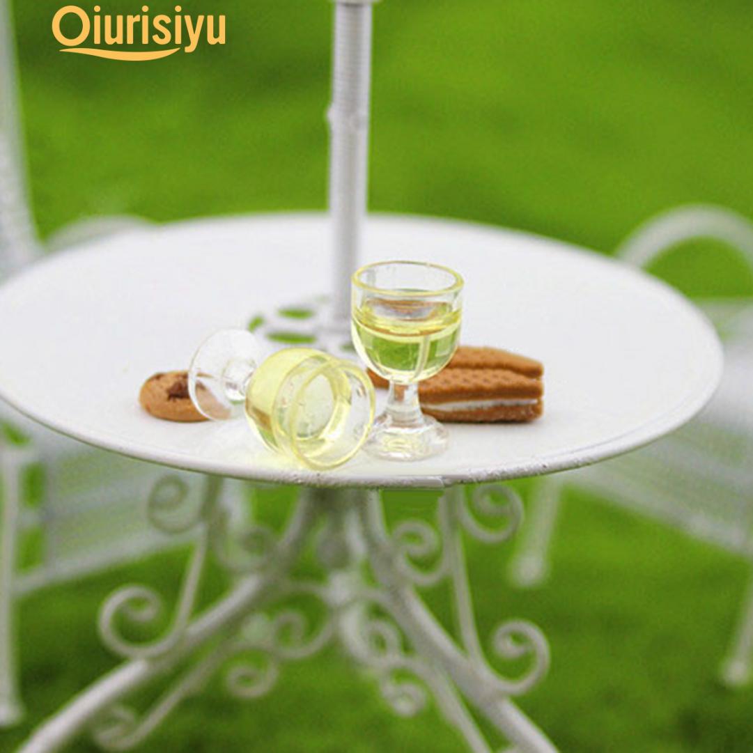 

Miniature Food Scene Model Accessories Mini High Wine Glass рожевий