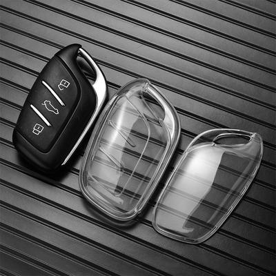 Para MG ZS MG4 MG5 MG6 Plus VE ZX EHS EZS HS GT TPU Transparente Funda para Llave de Coche Remota Portaesquema Completo Tapas 2021 2022 2023 2024