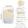 6Pcs Mini Travel Makeup Brushes Set Soft Hair Concealer Brush Beauty Foundation Eye Shadow Brushes Cosmetic Brush Tools With Box