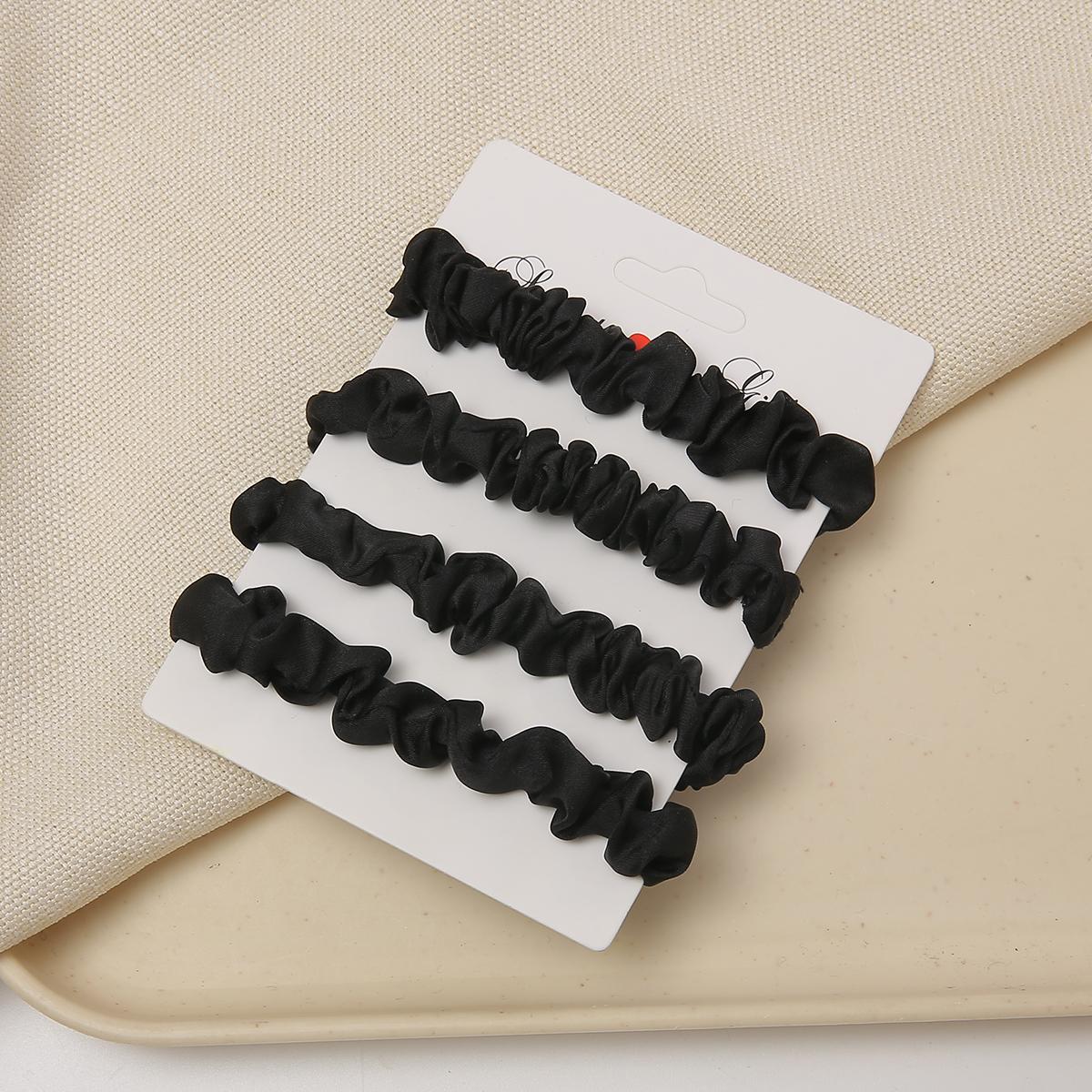 

4Pcs French Colon Coil Headband Hair Ring Head Rope Модні головні убори для дівчини Солодка резинка Аксесуари для волосся