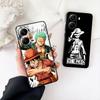Roronoa Zoro ONE PIECES Luffy Sanji Phone Case for Xiaomi Redmi Note 12 11 10 A3 Pro 10A 10C 12C Note12 5G Cover Casing