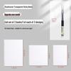 Waterproof Transparent Sticky Notes for Students - Quick-Drying Memo Pad for Exams & Note-Taking