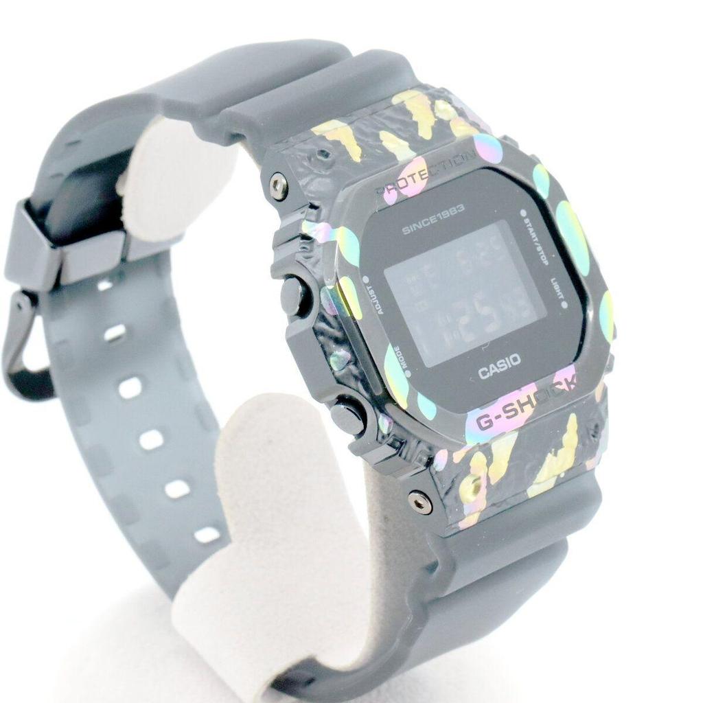 Used CASIO G-SHOCK GM-5640GEM-1JR Men's Gray Skeleton Quartz Watch Pawn Shop Listing