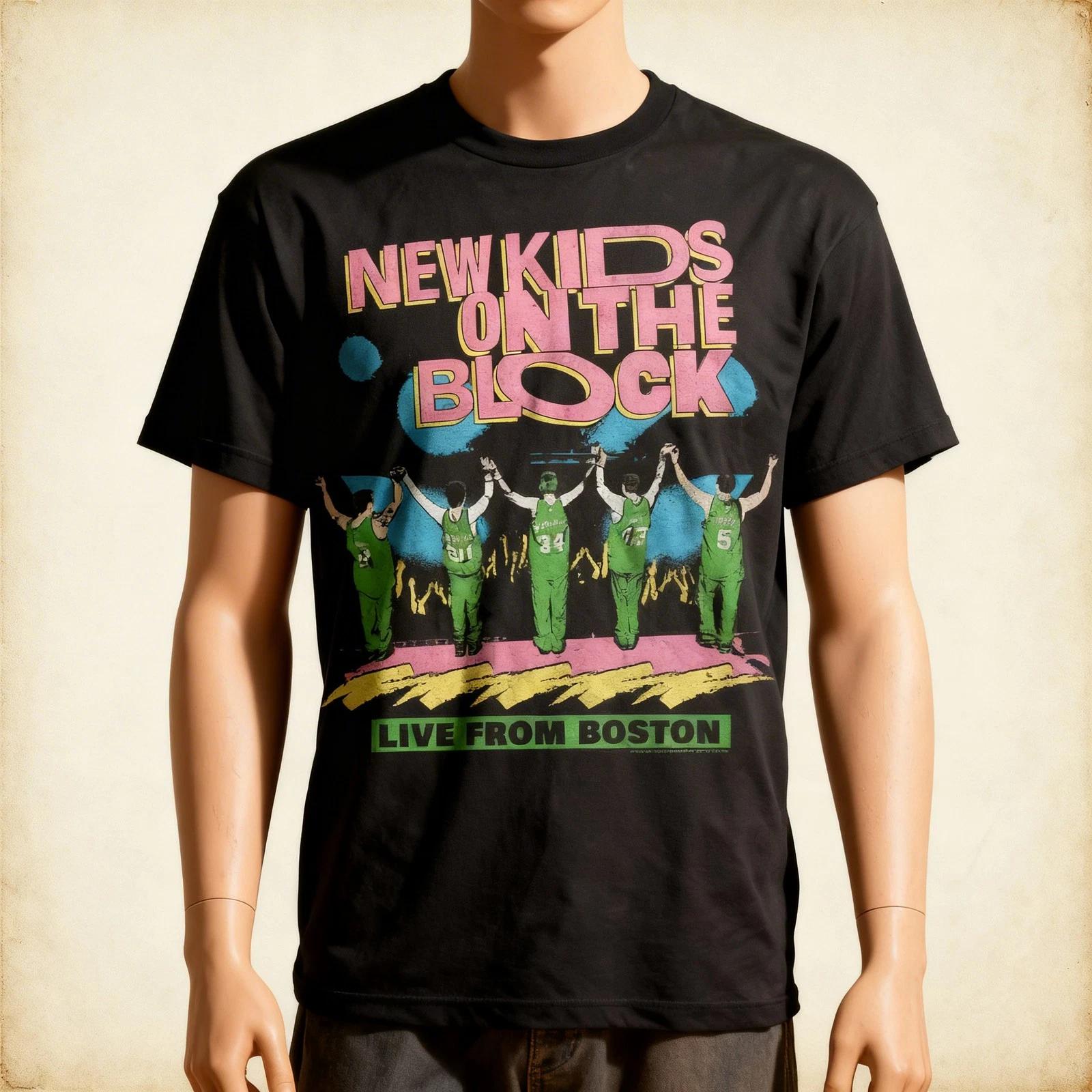 New Live From Boston New Kids On The Block S-234XL T-Shirt XL