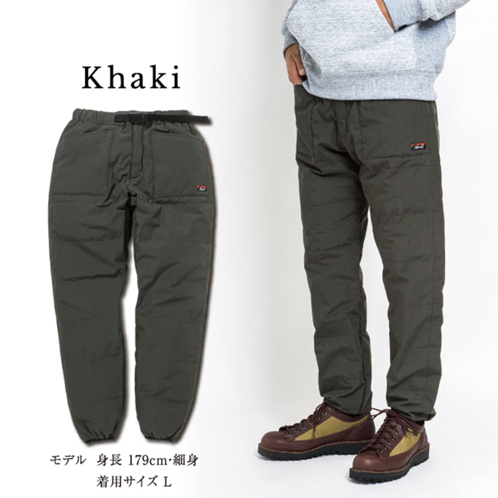 NANGA Custom-Made HINOC DOWN PANTS (KHAKI, M)
