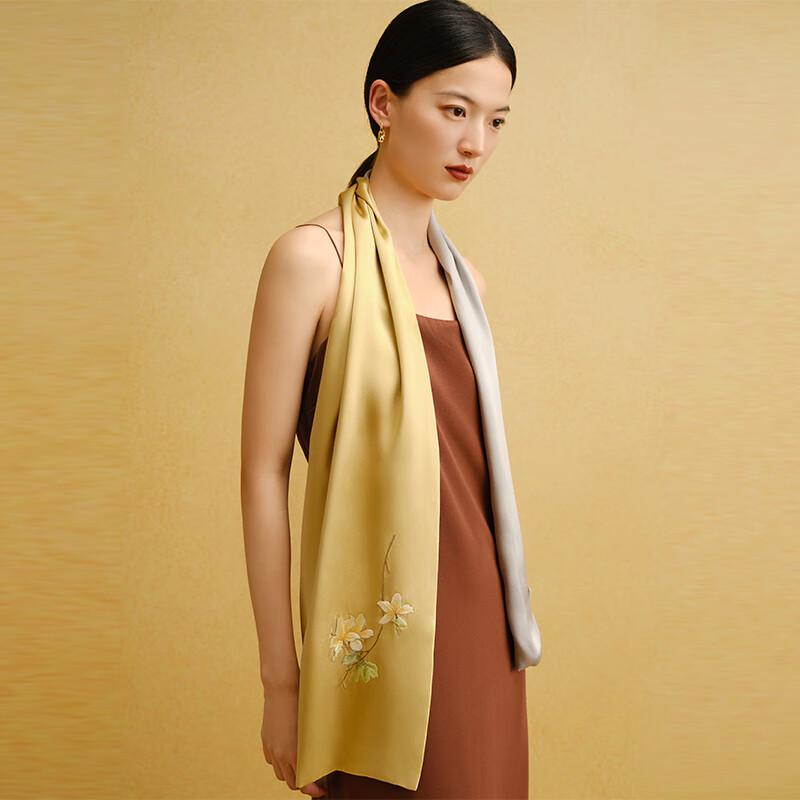 Wanshili Suzhou Embroidery Mulberry Silk Scarf