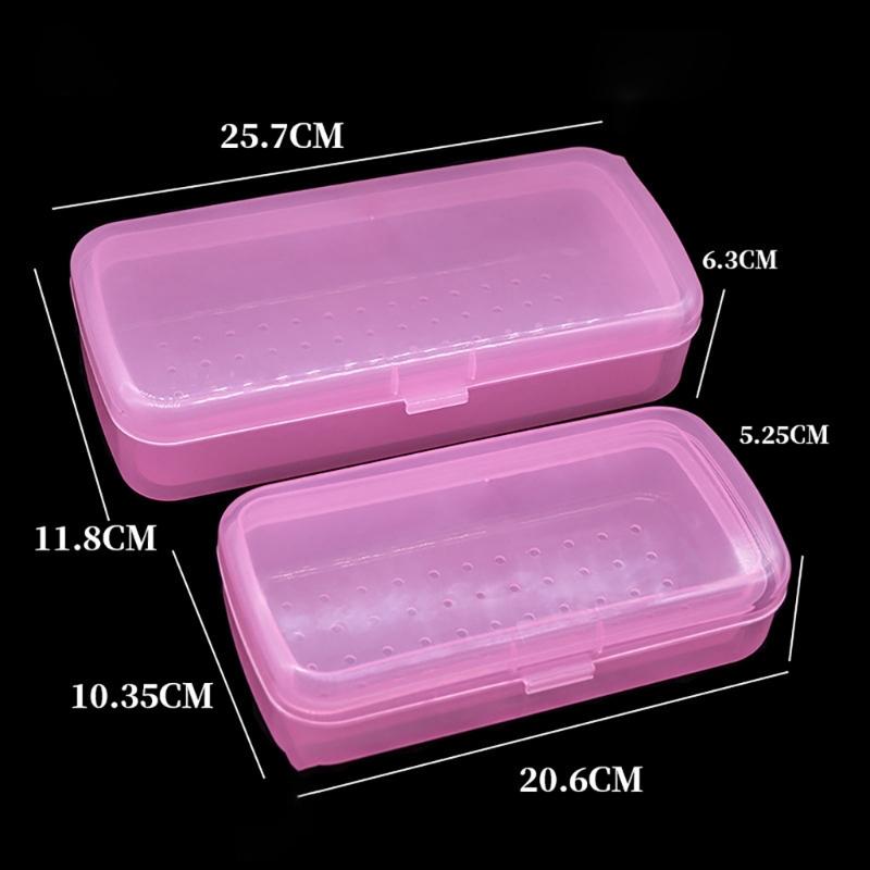 Manicure Implement Sanitizer Cleaner Nail Art Tools Storage Box Manicure Accesories Organized for Salons and Home Use