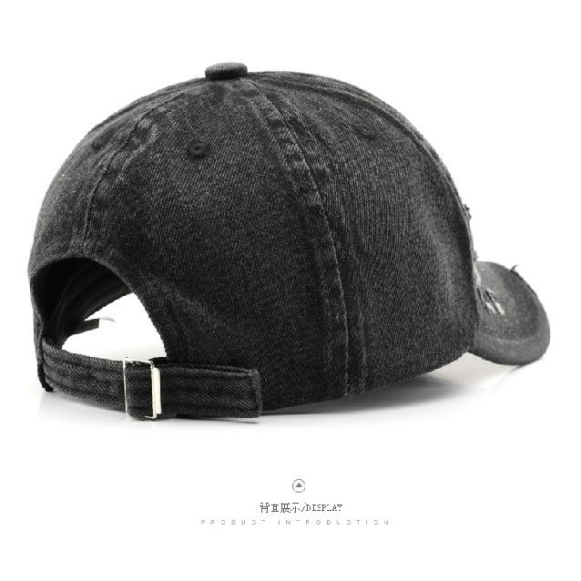 Women's Washed, Distressed, Solid-color Baseball Cap, Suitable for Outdoor Activities, Providing Warmth and Sun Protection