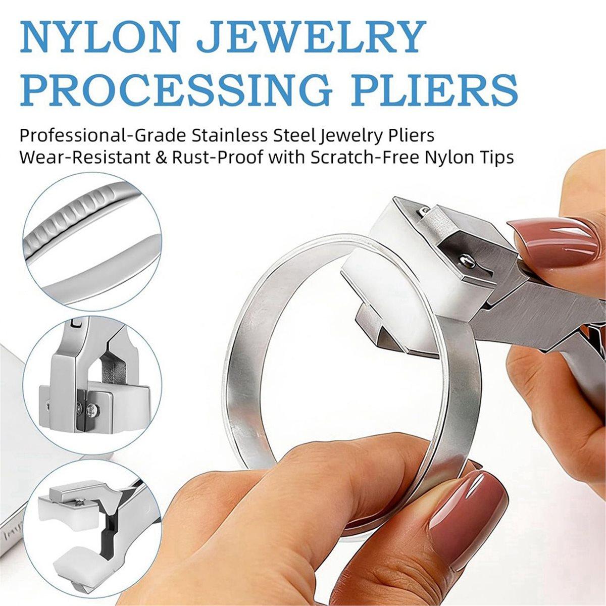 

Professional Bracelet Bending Tool & Jig, 3-Piece Metal Forming Kit with Aluminum Blank for DIY Custom Bangles China Mainland