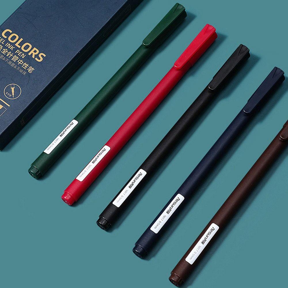 Scrapbooking Supplies Student Stationary Macaron Color Pens Writing Tools Morandi Gel Pen Pens Set