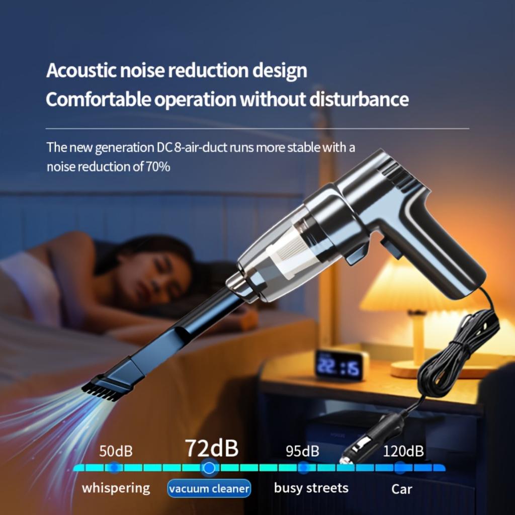 Car Vacuum Cleaner, High-power Charging, Wireless, Portable, Handheld, Small Car Vacuum Cleaner, Super Strong 12V