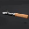 Leather Edging Creaser Tool with Wood Handle Leather Craft Scriber Marking Tool Adjustable Leather Creaser Working Tool