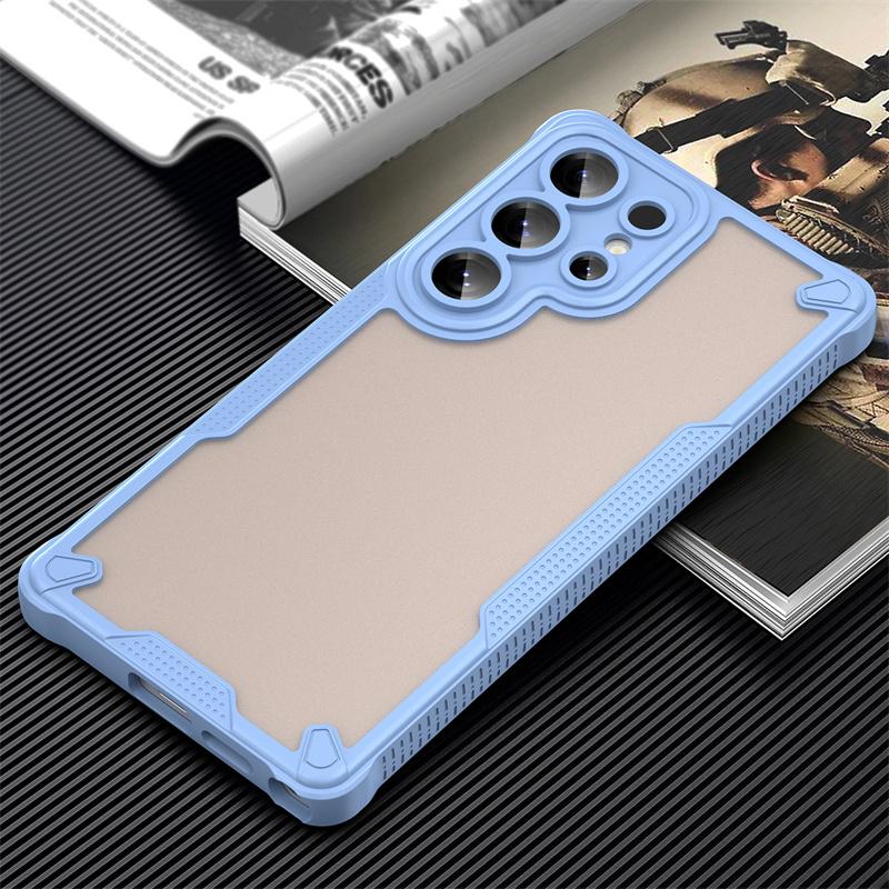 Cover Protettiva Robusta Ibrida Per Samsung Galaxy S25 S24 FE S23 Ultra S22 Plus Custodia Antiurto Coque Fundas Capa