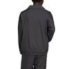 adidas Logo Long Sleeve Striped Pattern Casual Sport Zip-up Stand Collar Jacket Unisex Jackets Black JM2716