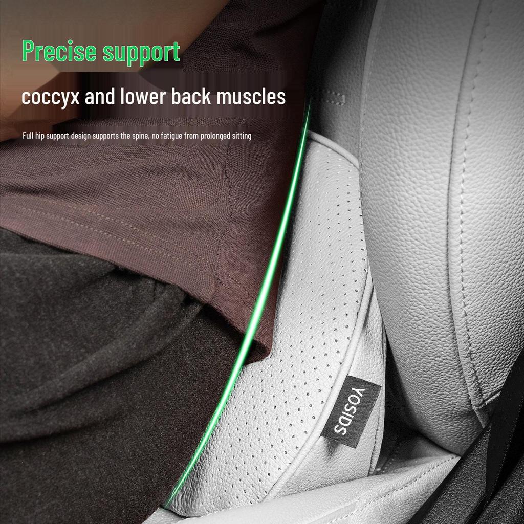 Tesla Lumbar Support Cushion for Model Y/3/S – Backrest Pad for Enhanced Comfort