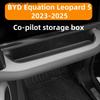 For BYD Denza B5 Car Co-pilot Front Silicone Storage Box Modified Auto Instrument Panel Storage Box Pad Car Upgrade Parts