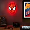 Spiderman Mask Light - Officially Licensed Disney Merchandise or Marvel USB Powered Gift for Multiverse Fans Red