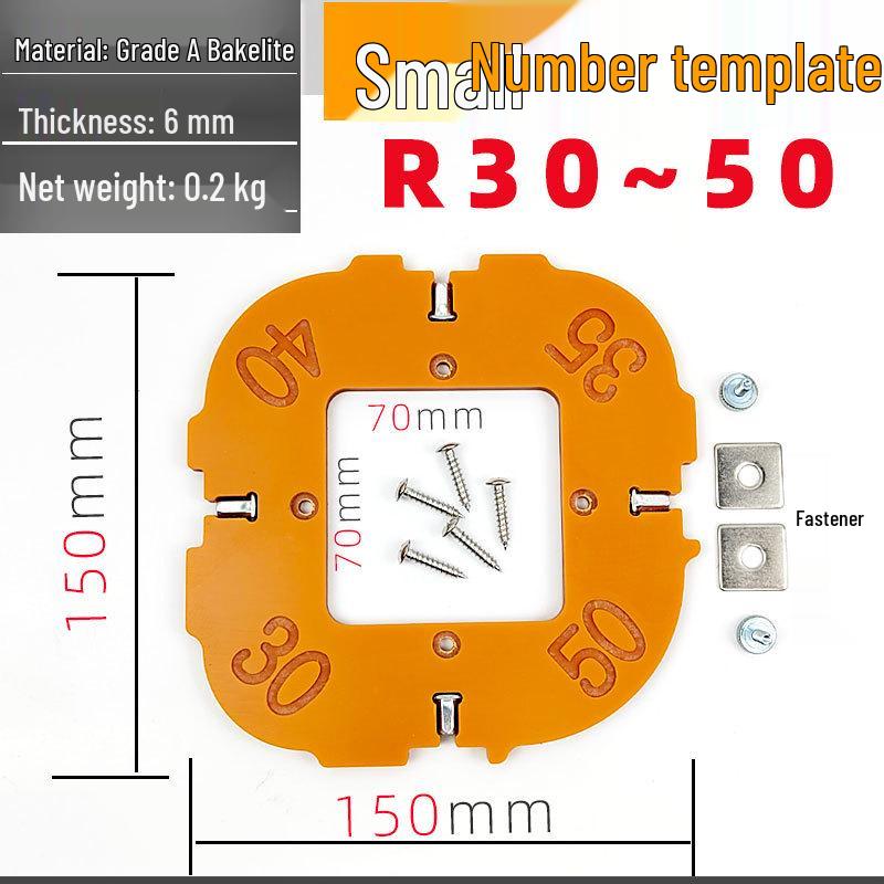 Rounded Corner Arc Mold for Wardrobe Trimming - Woodworking Tool