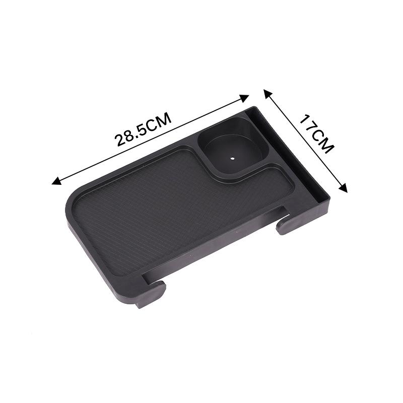 

Кресло-реклайнер, приставной столик-клипса, поднос для хранения, портативный подстаканник, подставка для телефона, многоцелевые аксессуары для кемпинга на открытом воздухе чёрный