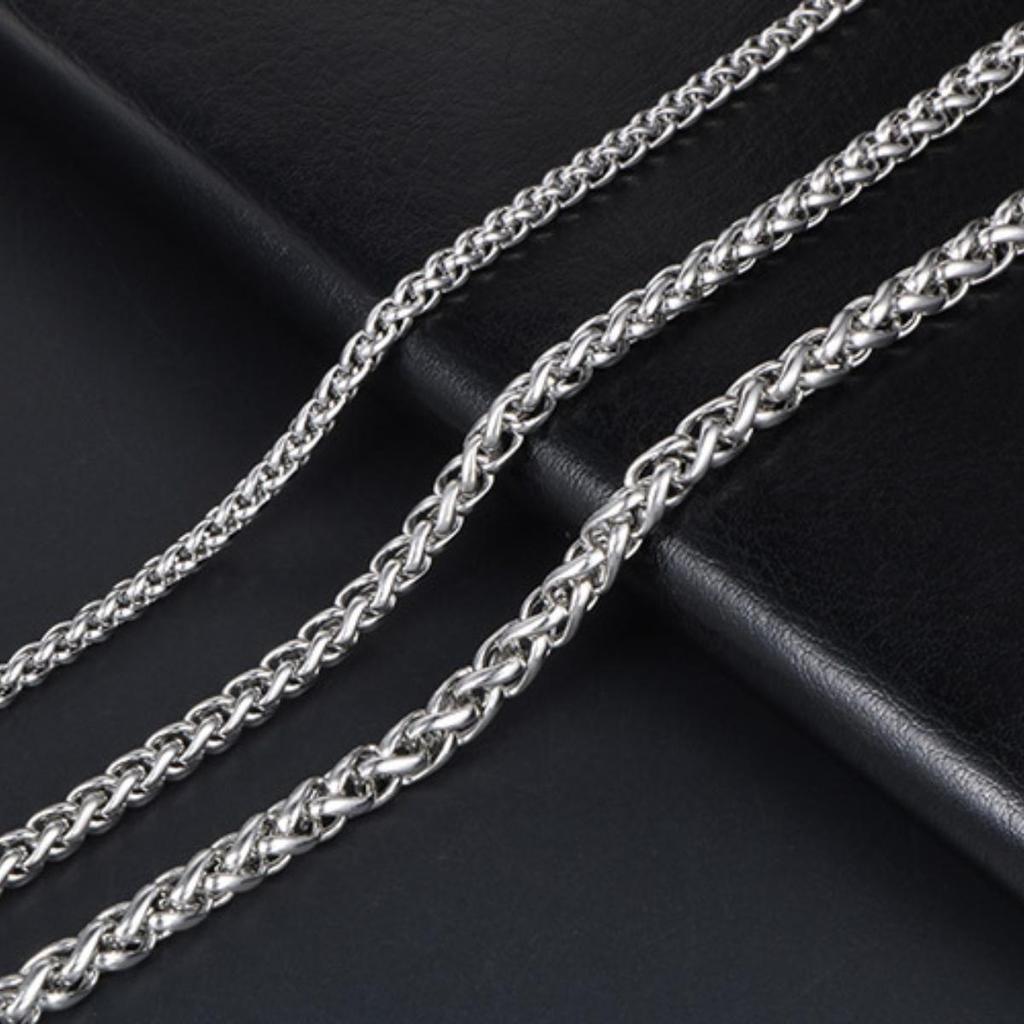 Men'S Chain Keel Single Chain Stainless Steel Chain Couple Collarbone Necklace Jewelry Gift