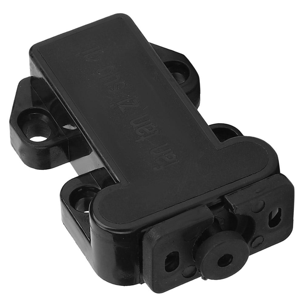 6 Sets Nylon Cabinet Drawer Rebound Self Locking Door Latches Furniture Hardware AccessoriesBlack