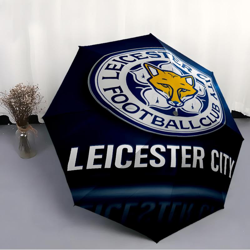 1pc Leicester City FC Umbrella, Sun Protection, And UV Shielding. It Has Eight Sturdy Ribs for Outdoor Use And Perfect As a Holiday Gift