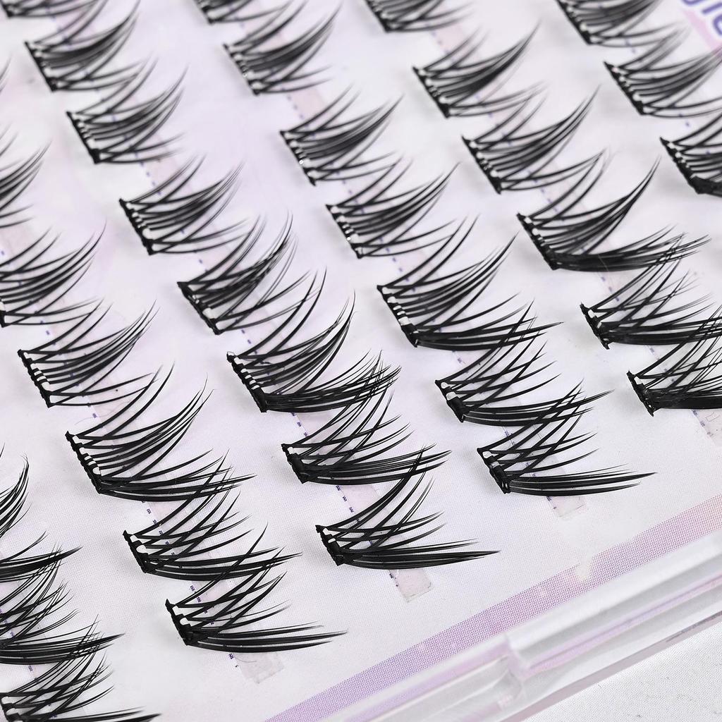 Natural DIY Segment Cluster Adhesive-Free Nine-Tail Fox False Eyelashes