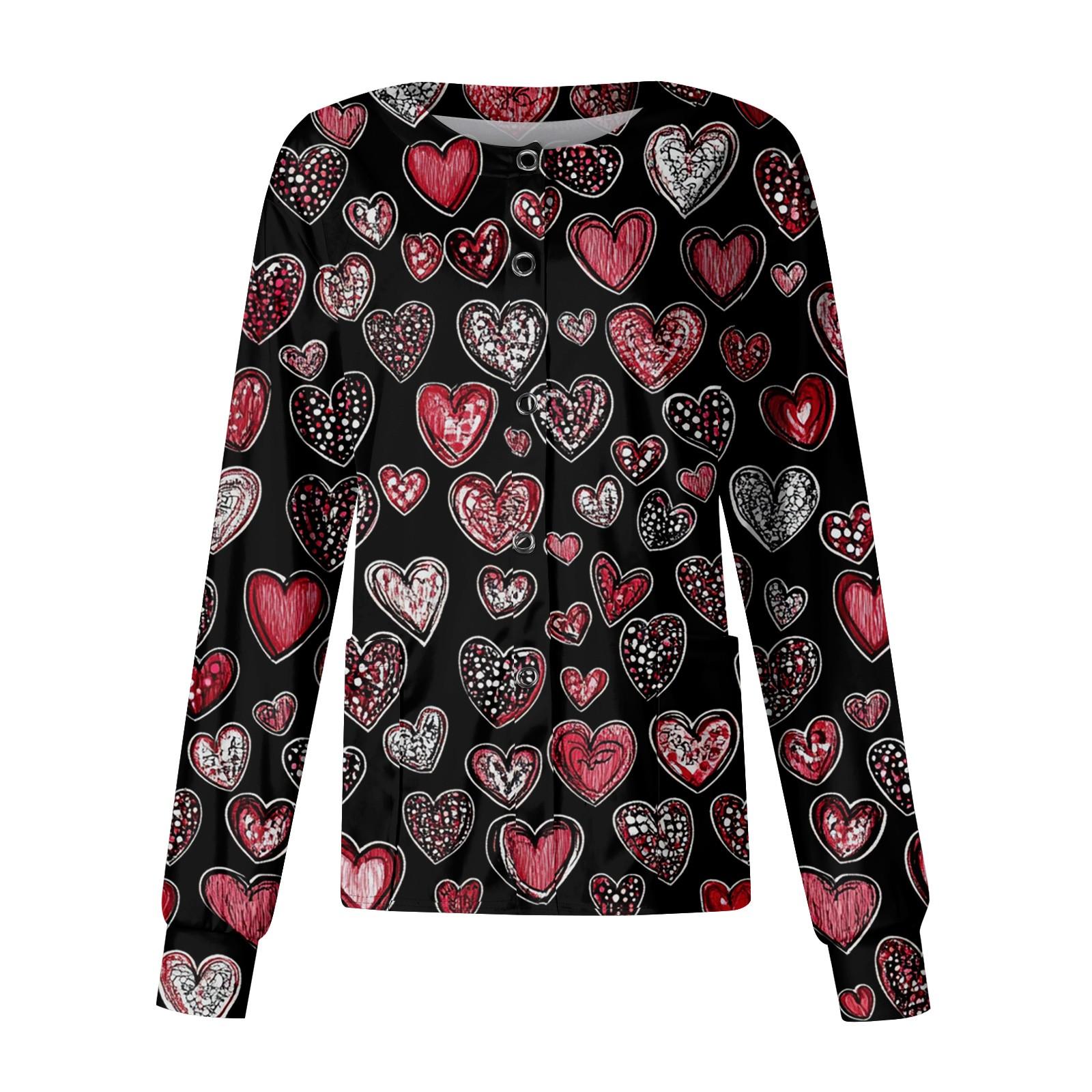 Женский повседневный однобортный однобортный кардиган с длинным рукавом и принтом — фото 6