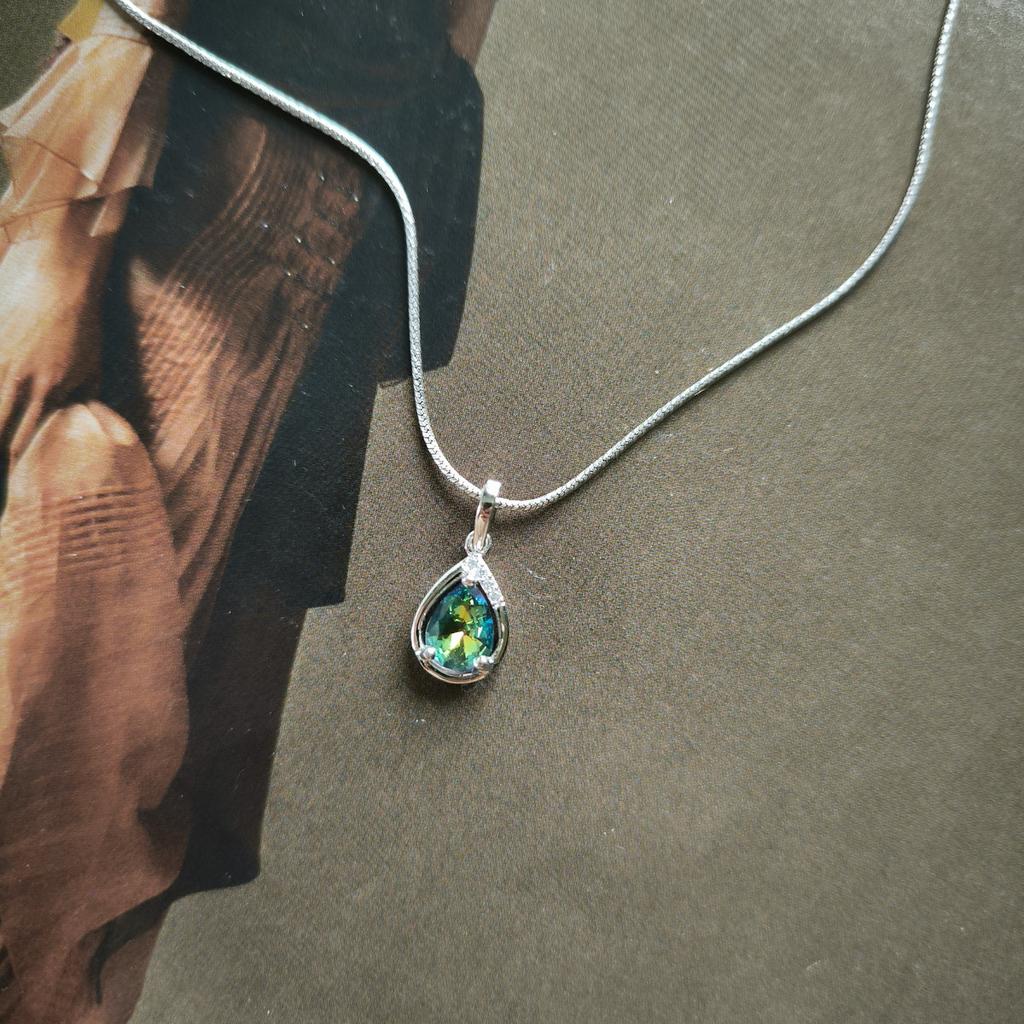 Серебряная подвеска с мистик топазом 0.736ct (2212645)