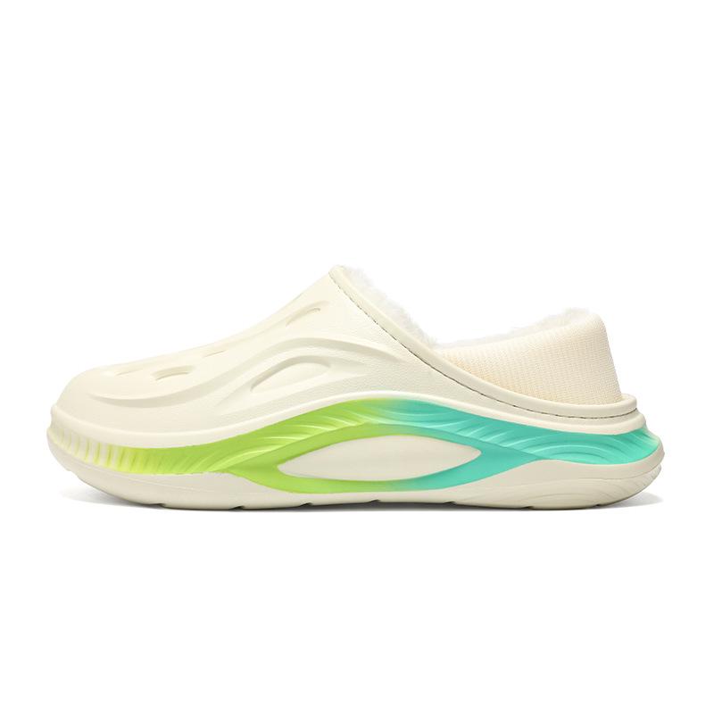 

Men s & Women s Waterproof Velvet-Lined Warm Cotton Slippers - Thick Sole, Heel-Covered for Home & Outdoor Use 44-45