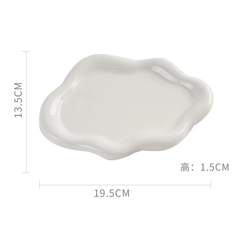 Jewelry Dish for Women Jewelry Tray Trinket Tray Dish Cloud Shape Ceramic Plate For Birthday Gifts DROPSHIPPING