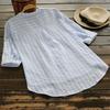 Elegant Women Retro V Neck Long Sleeve Casual Loose Baggy Tunic Tops Blouse Plus Size