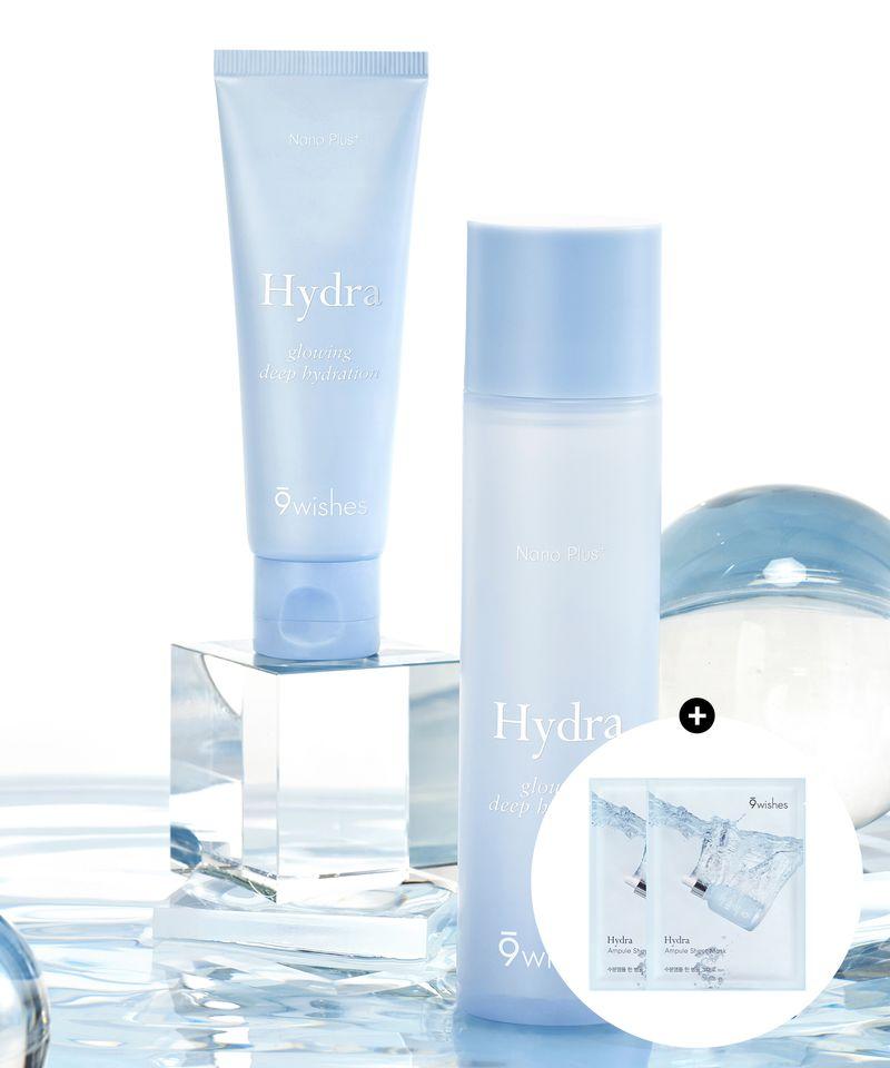 Hydra Nano Toner + Cream SET (+ 2 Hydra Mask Packs)