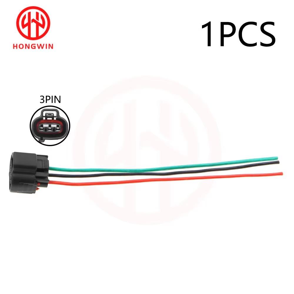 3 Pin 3-Way Connector Housing Harness Plug 90980-11145 For Toyota Lexus Speed Sensor, IACV, IAC, Idle Air Control Valve, Replace 1pcs