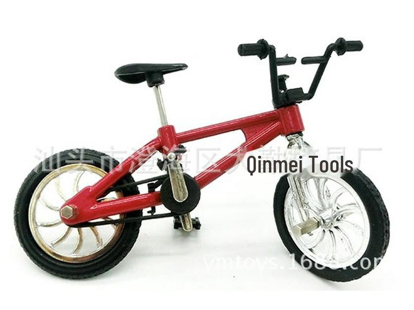 Mini Alloy Bicycle Toy Model - Creative Finger Bike Cake Ornament
