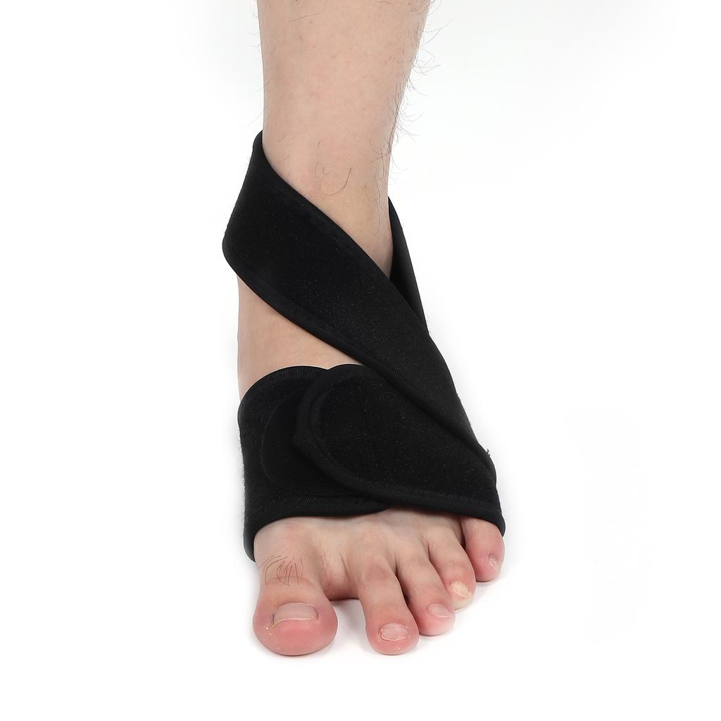 Profesjonalny Elastyczny Miękki Orteza na Opadającą Stopę Regulowany Pas Korekcyjny na Koślawość Szpotawą StopyLewa Stopa